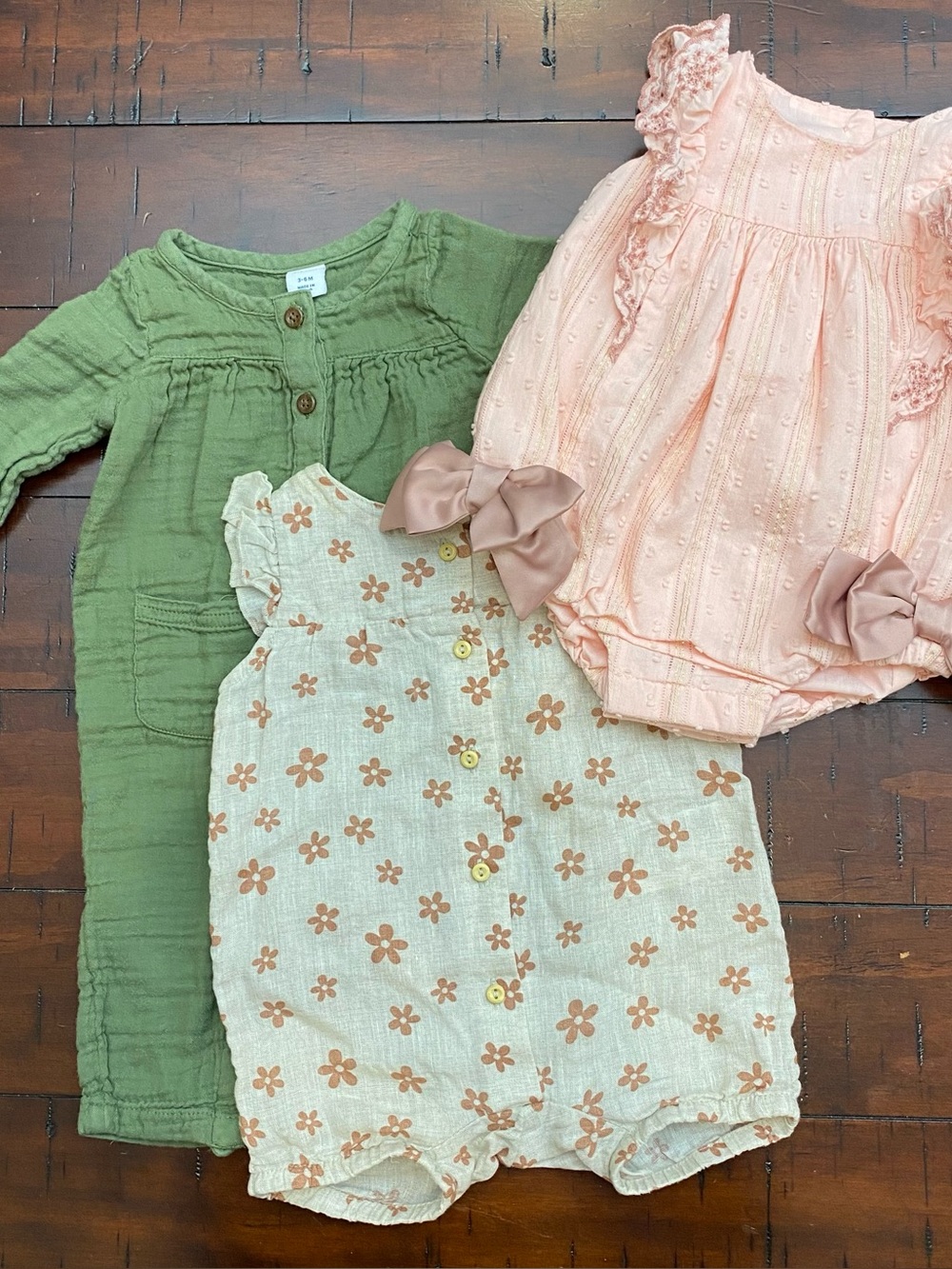 Baby Girl Grow With Me Wardrobe Bundle NB 0-3M 3-6M